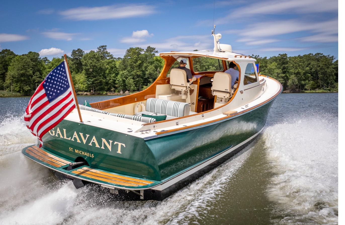 Powerboat underway Annapolis