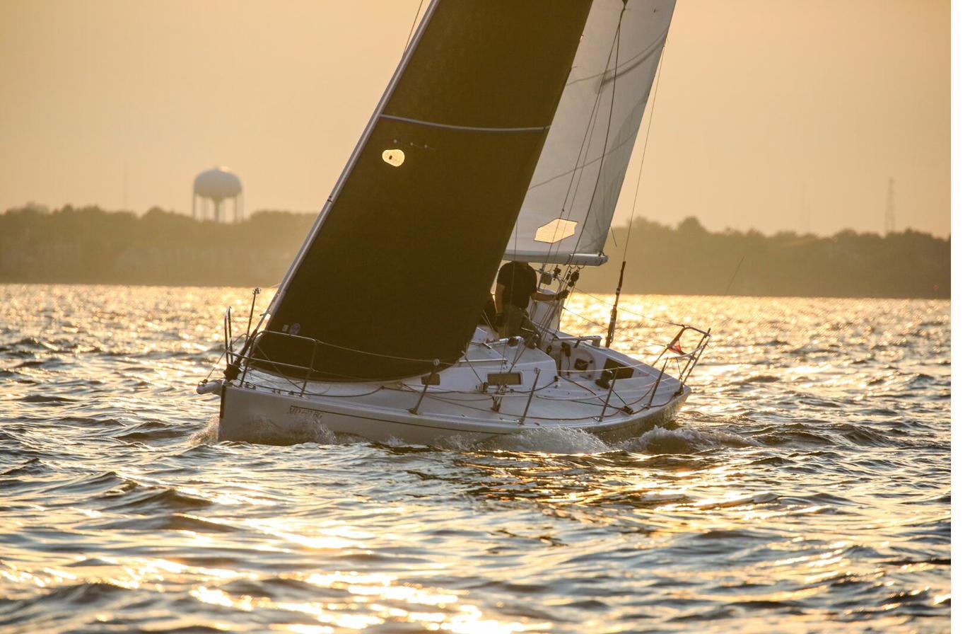 Sunset sailing